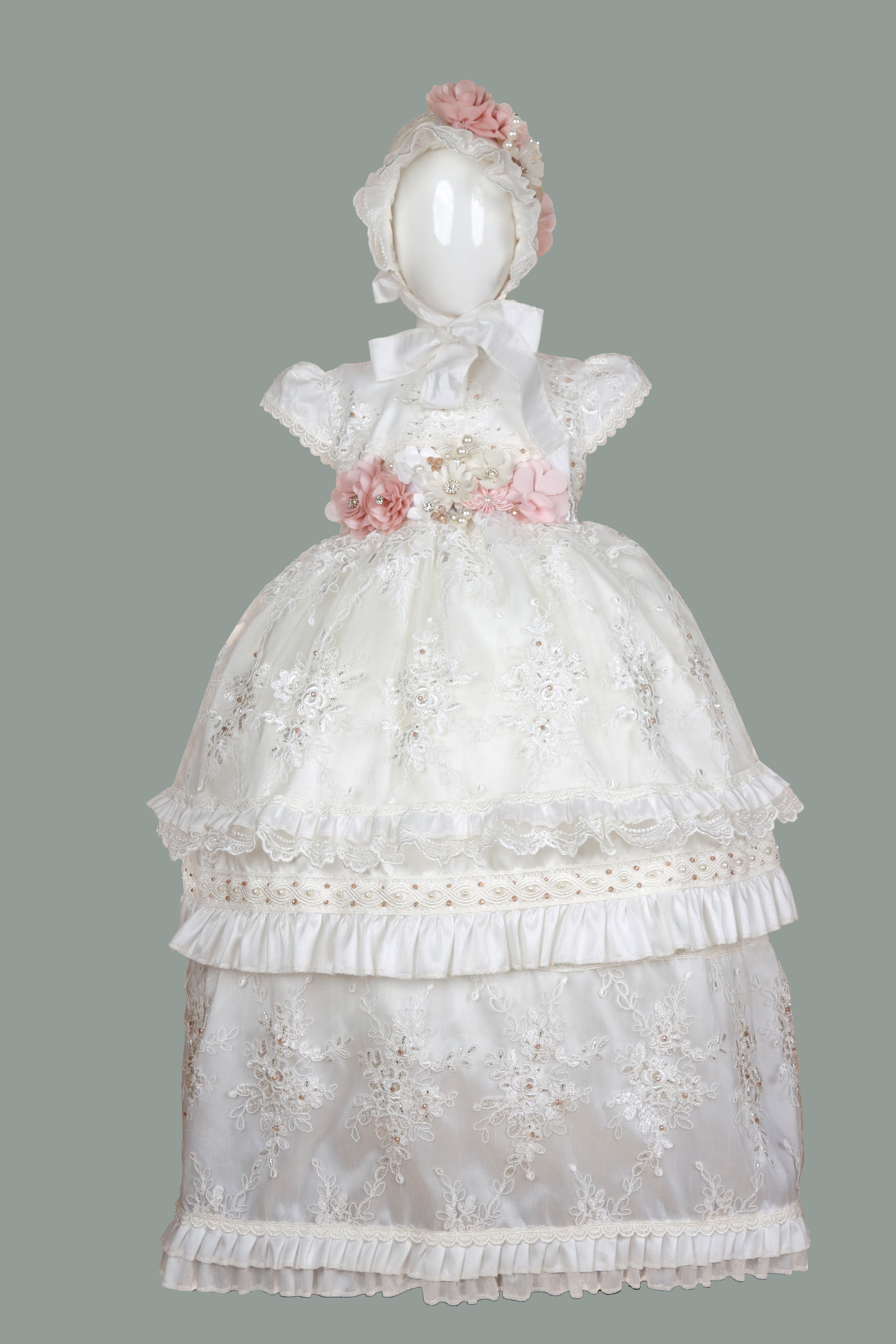 Ropon de bautizo para Niña